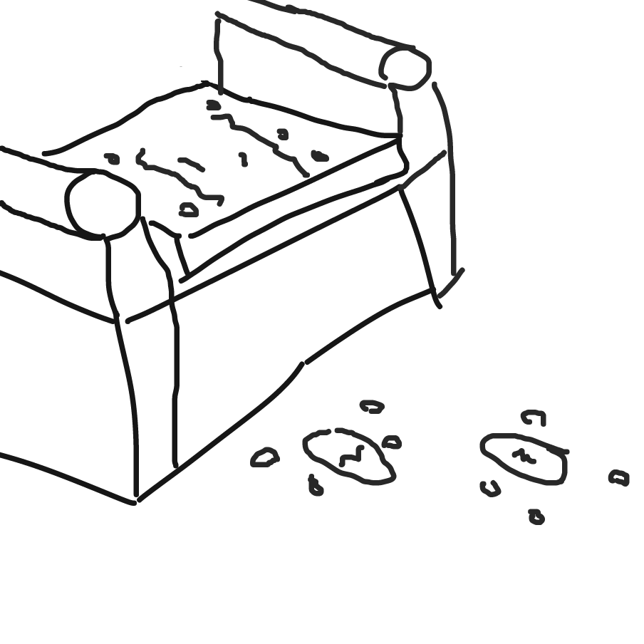 Statue of Lincoln got up and walked away. - Online Drawing Game Comic Strip Panel by nargbop