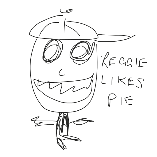 Drawing in Reggie by droid.on.roids