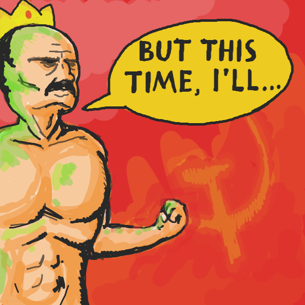 stalin frog - Online Drawing Game Comic Strip Panel by chin
