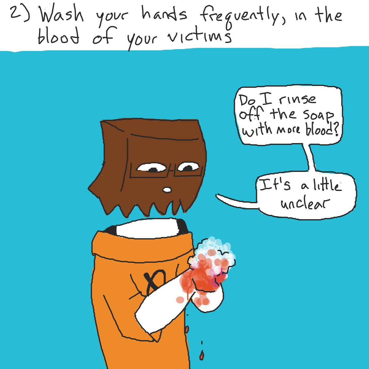 Unclear, and highly unsanitary... - Online Drawing Game Comic Strip Panel by Buzzinski