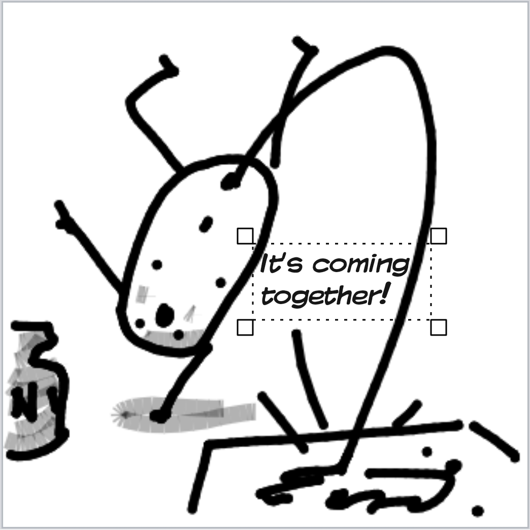  - Online Drawing Game Comic Strip Panel by Potato Man