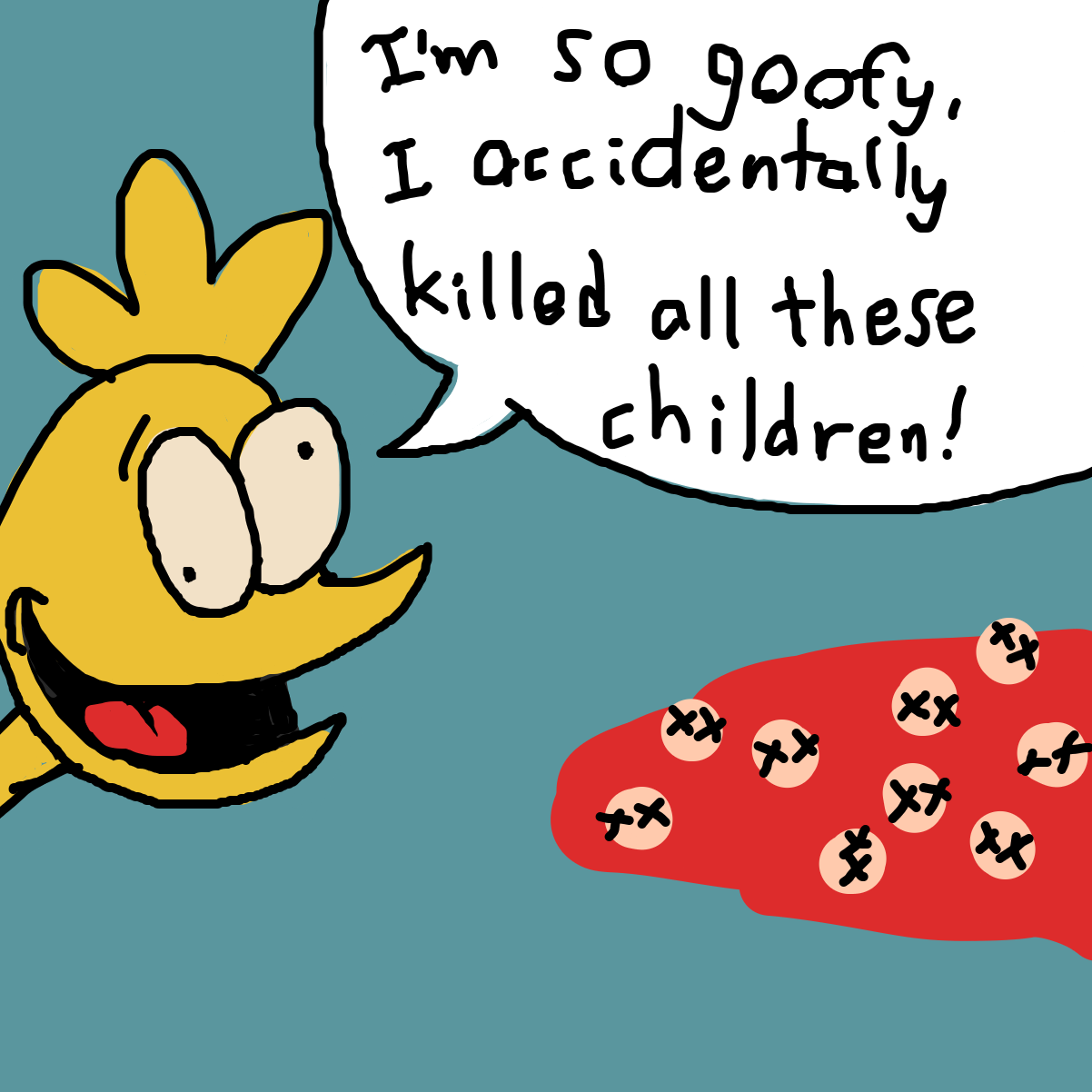 Whoops - Online Drawing Game Comic Strip Panel by Dungle