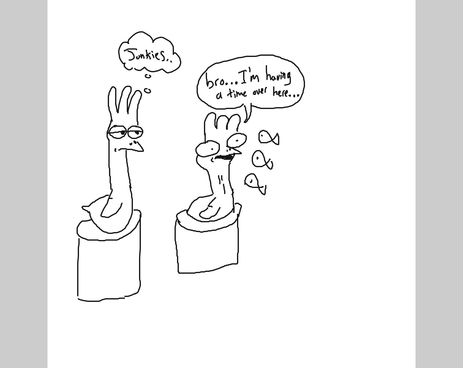  - Online Drawing Game Comic Strip Panel by CurlyCheddar 