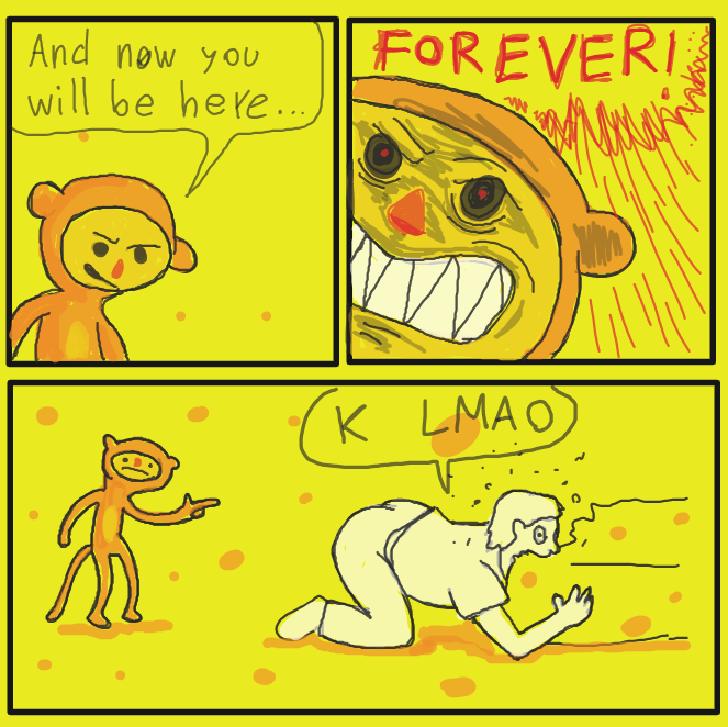 Drawing in I Can Do It by chin