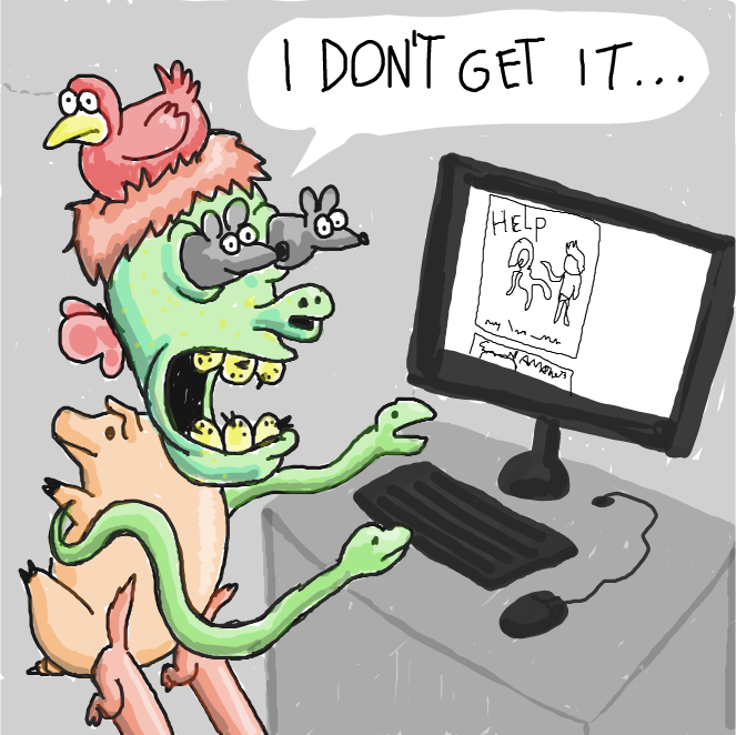 Drawing in Owo by chin