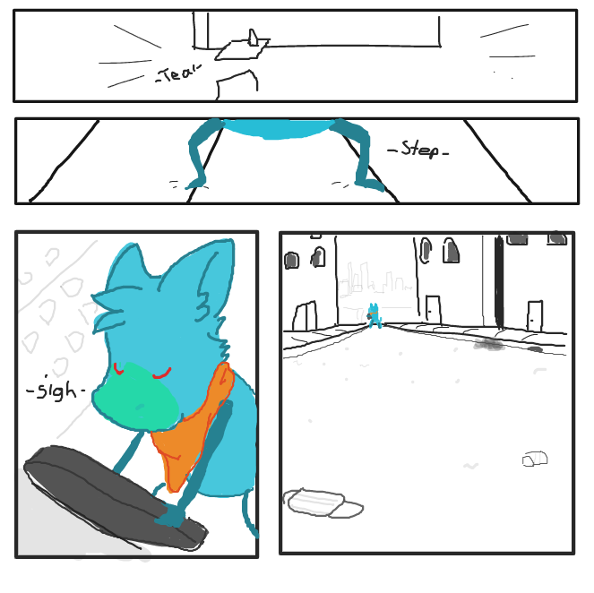  - Online Drawing Game Comic Strip Panel by Sluggishfella