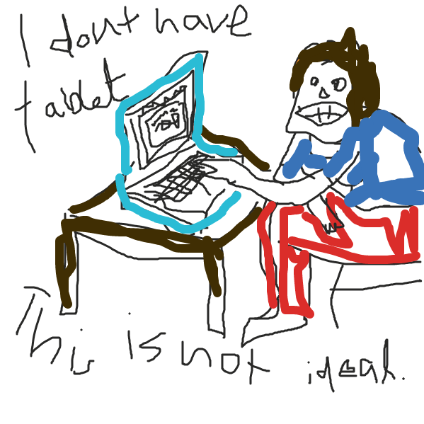 I believe I have created the chaos panel.  - Online Drawing Game Comic Strip Panel by Amyduck