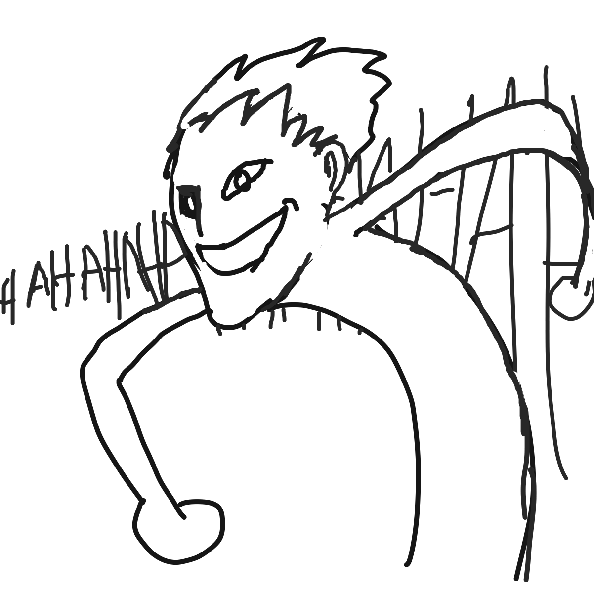 Hahahaha I guess - Online Drawing Game Comic Strip Panel by l’intrus