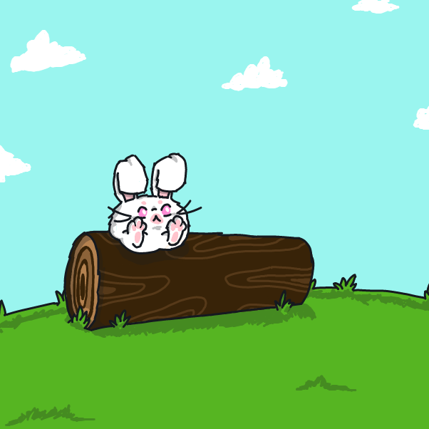 Put another creature on the log for each panel! - Online Drawing Game Comic Strip Panel by xavvypls