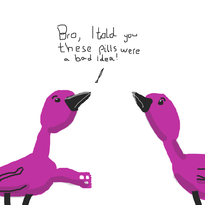 Drawing in The Flamingo by Calum