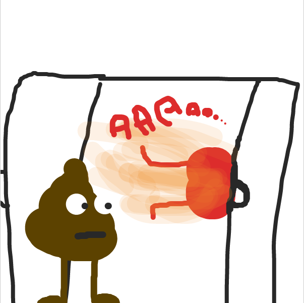 Drawing in Imma poop by Nejt