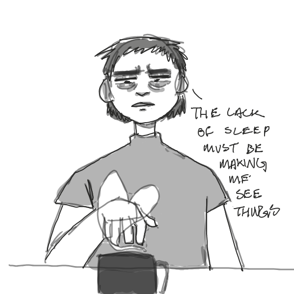 Drawing in Sleep and Coffee by ironically horny
