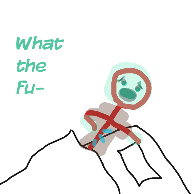 He used a cloaking device to hide as the stickman - Online Drawing Game Comic Strip Panel by Mr. Mint