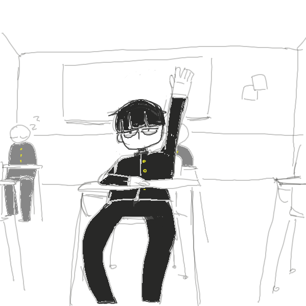 his name is mob - Online Drawing Game Comic Strip Panel by ironically horny