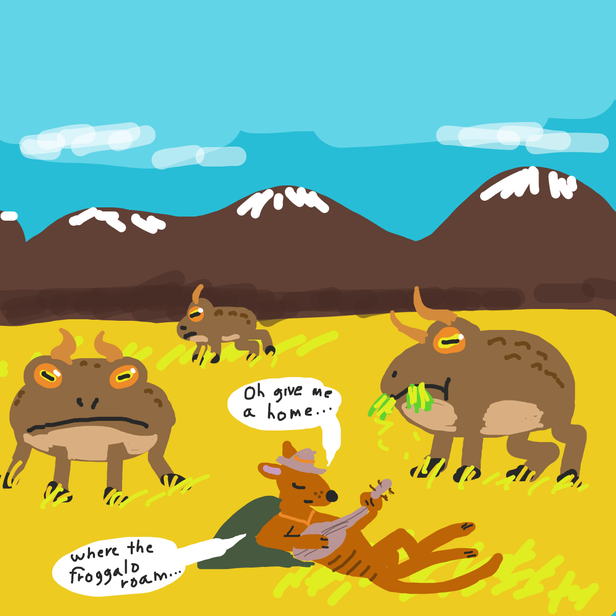 Liked webcomic Where the froggalo roam