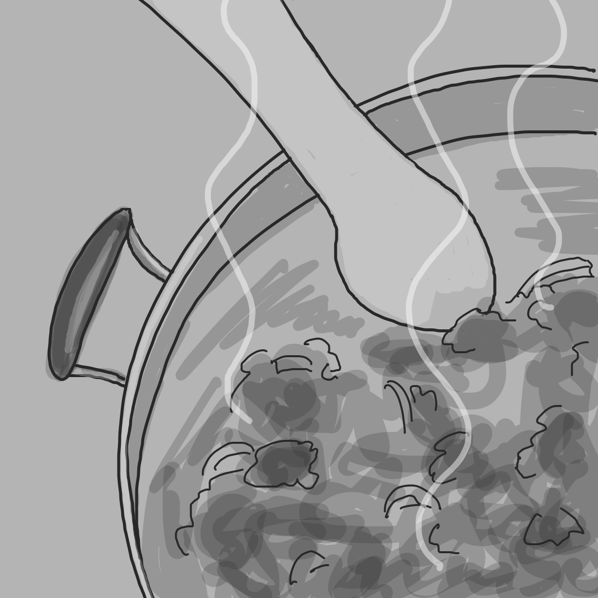 Drawing in cooking by Buzzinski