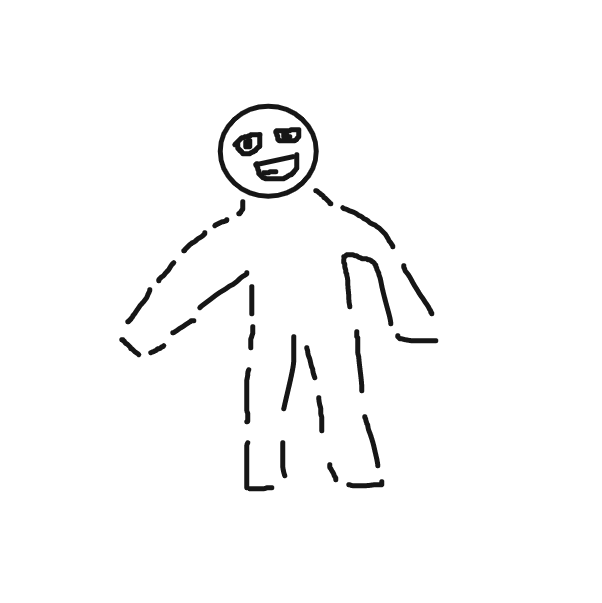 finish his/her body and you can even add hair  - Online Drawing Game Comic Strip Panel by Mina