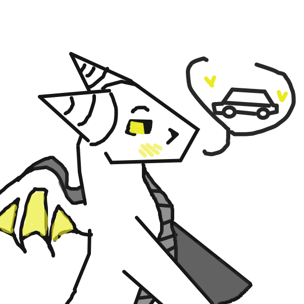 Drawing in Dragon x Car by LizardPie34