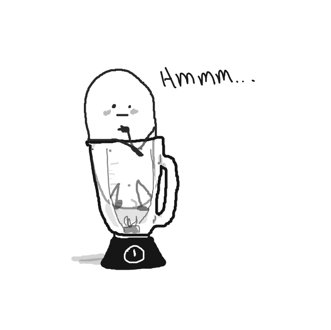 Finds a blender - Online Drawing Game Comic Strip Panel by Sluggishfella