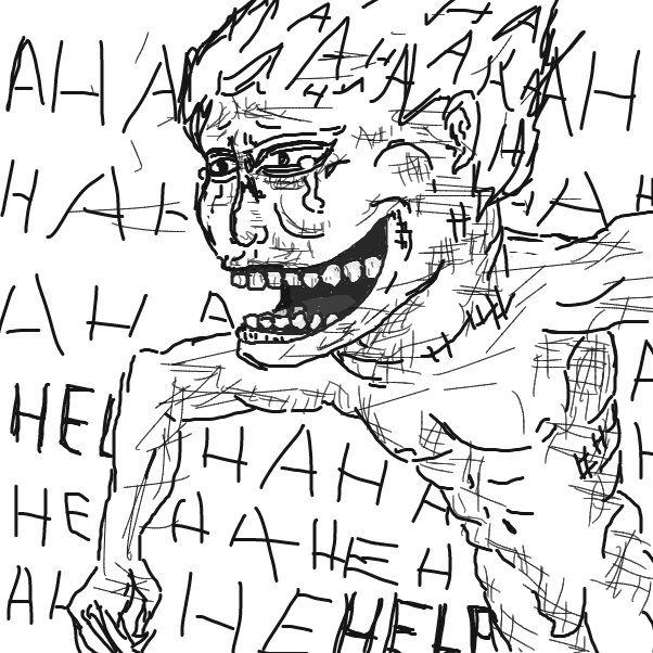 [uplifting royality-free music playing]
"Now thats what this is all about" - Online Drawing Game Comic Strip Panel by Robro