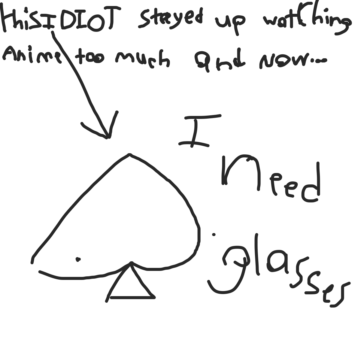 Drawing in Guess what? by KingOfSpades2