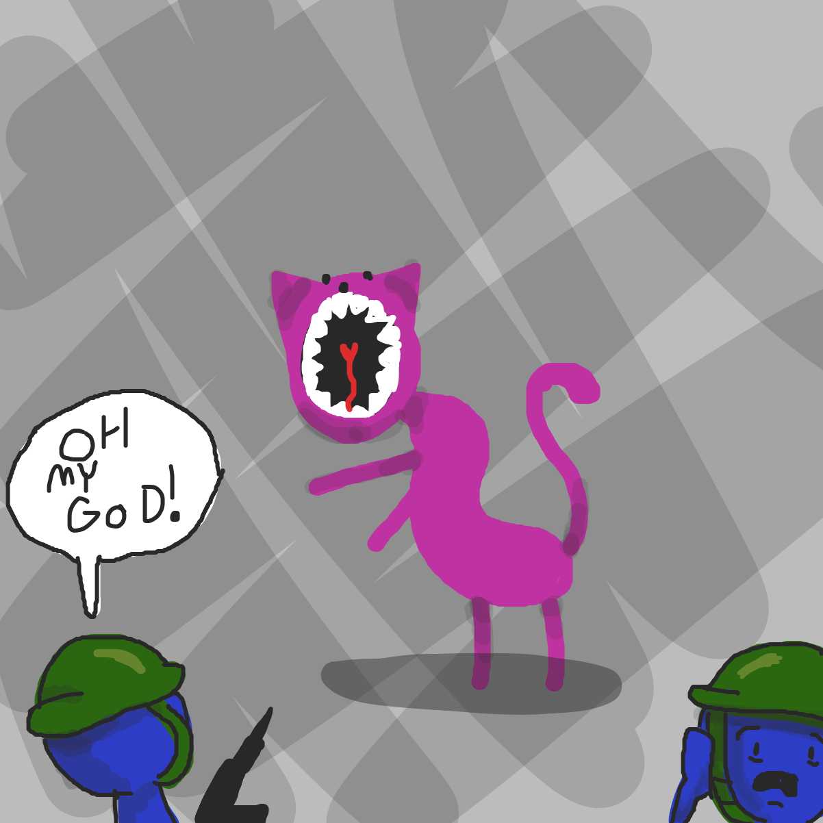  - Online Drawing Game Comic Strip Panel by CherryFlavored