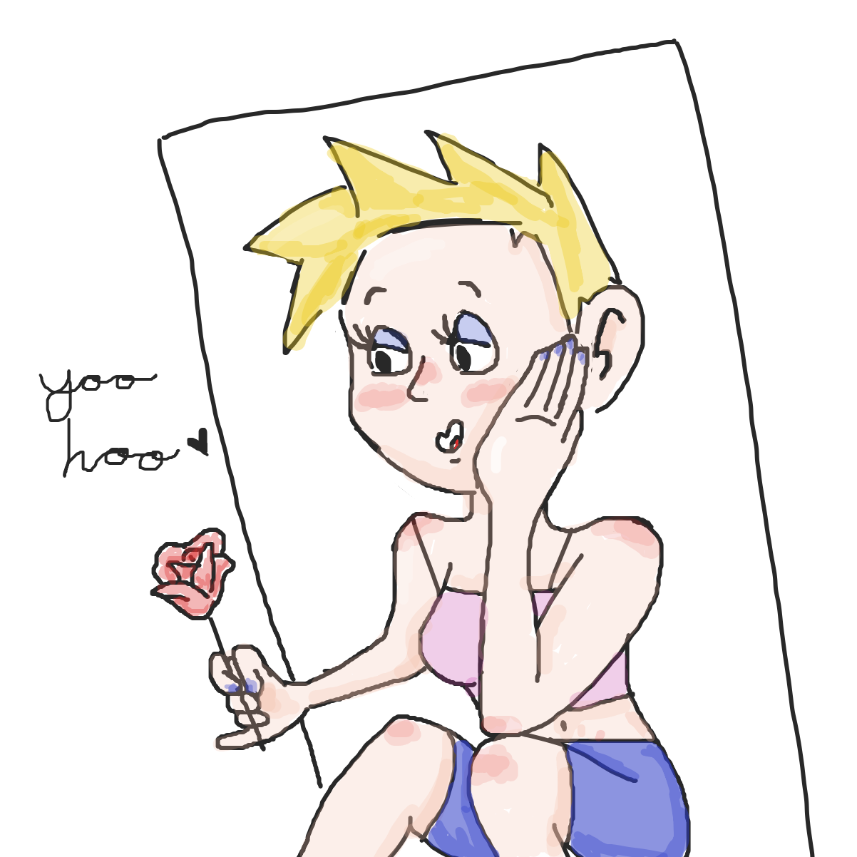  - Online Drawing Game Comic Strip Panel by CherryFlavored