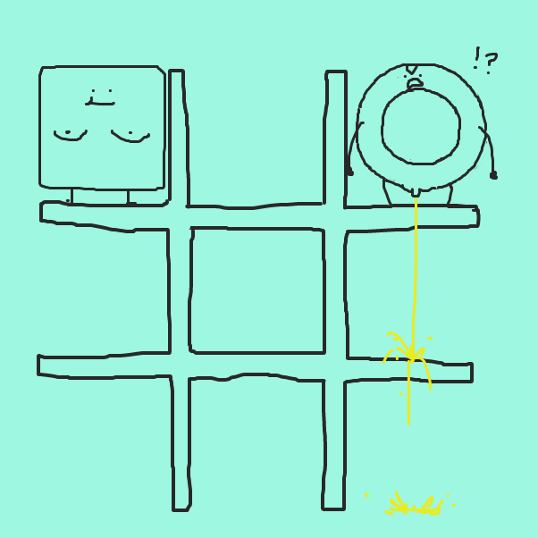 will he poo? - Online Drawing Game Comic Strip Panel by nooz