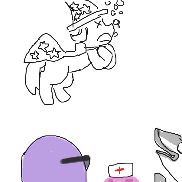 Drawing in Oliver Octopus playing football by Derren