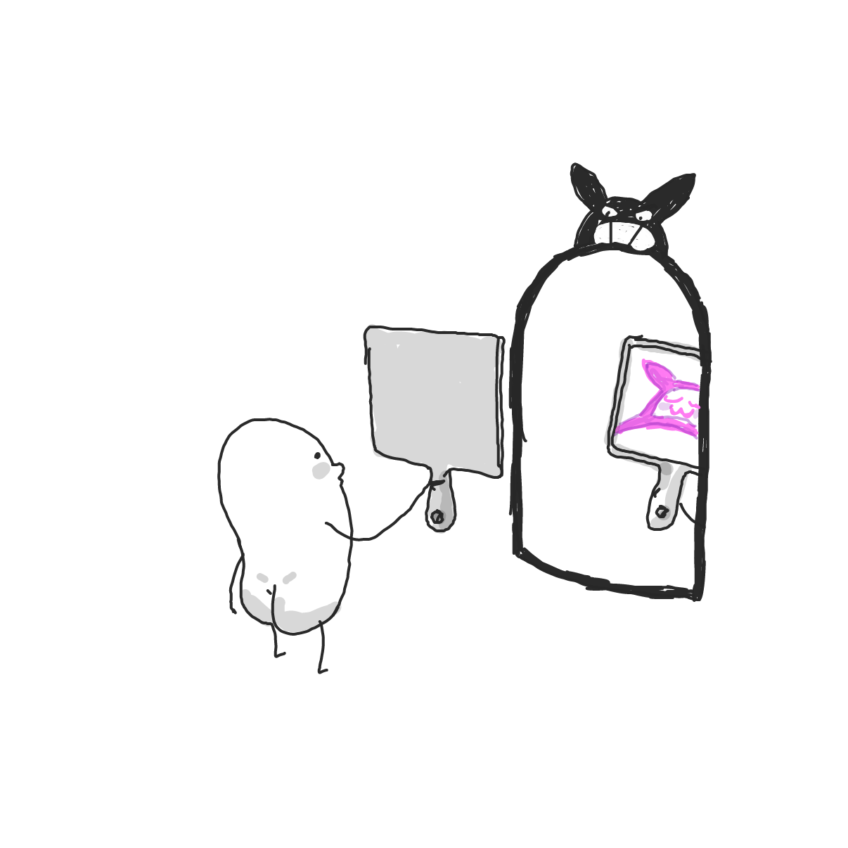  - Online Drawing Game Comic Strip Panel by Potato Man