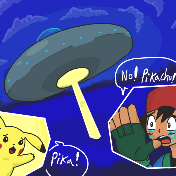 Drawing in Close encounter by xavvypls