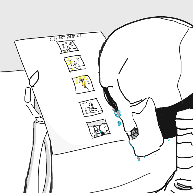  - Online Drawing Game Comic Strip Panel by Sluggishfella