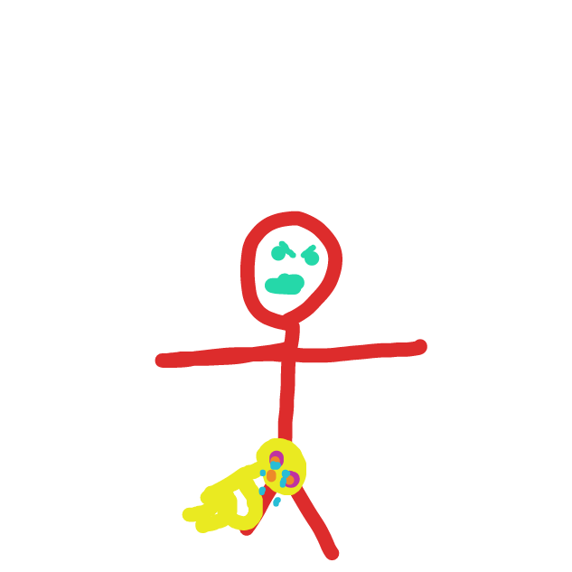 Drawing in T pose by Mr. Mint