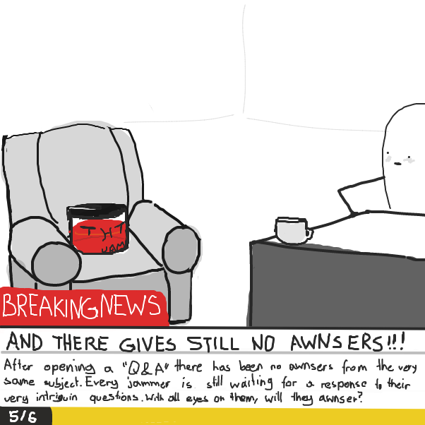  - Online Drawing Game Comic Strip Panel by Sluggishfella