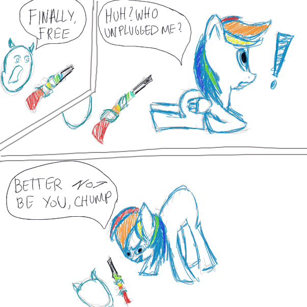  - Online Drawing Game Comic Strip Panel by Sunset Shimmer
