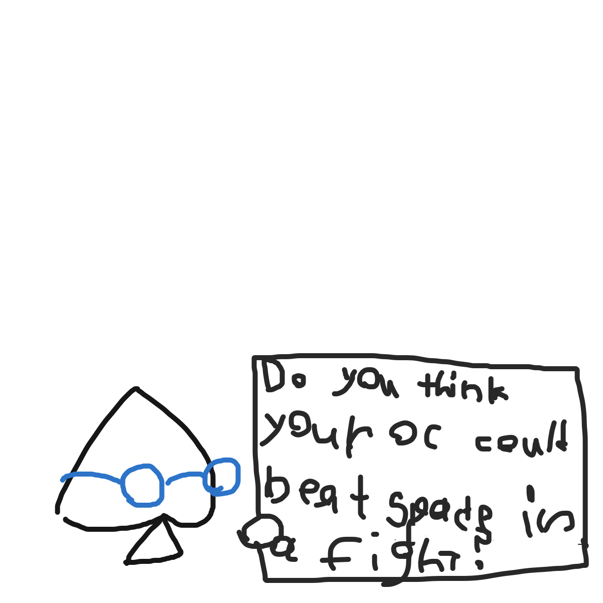 Perhaps? - Online Drawing Game Comic Strip Panel by KingOfSpades2