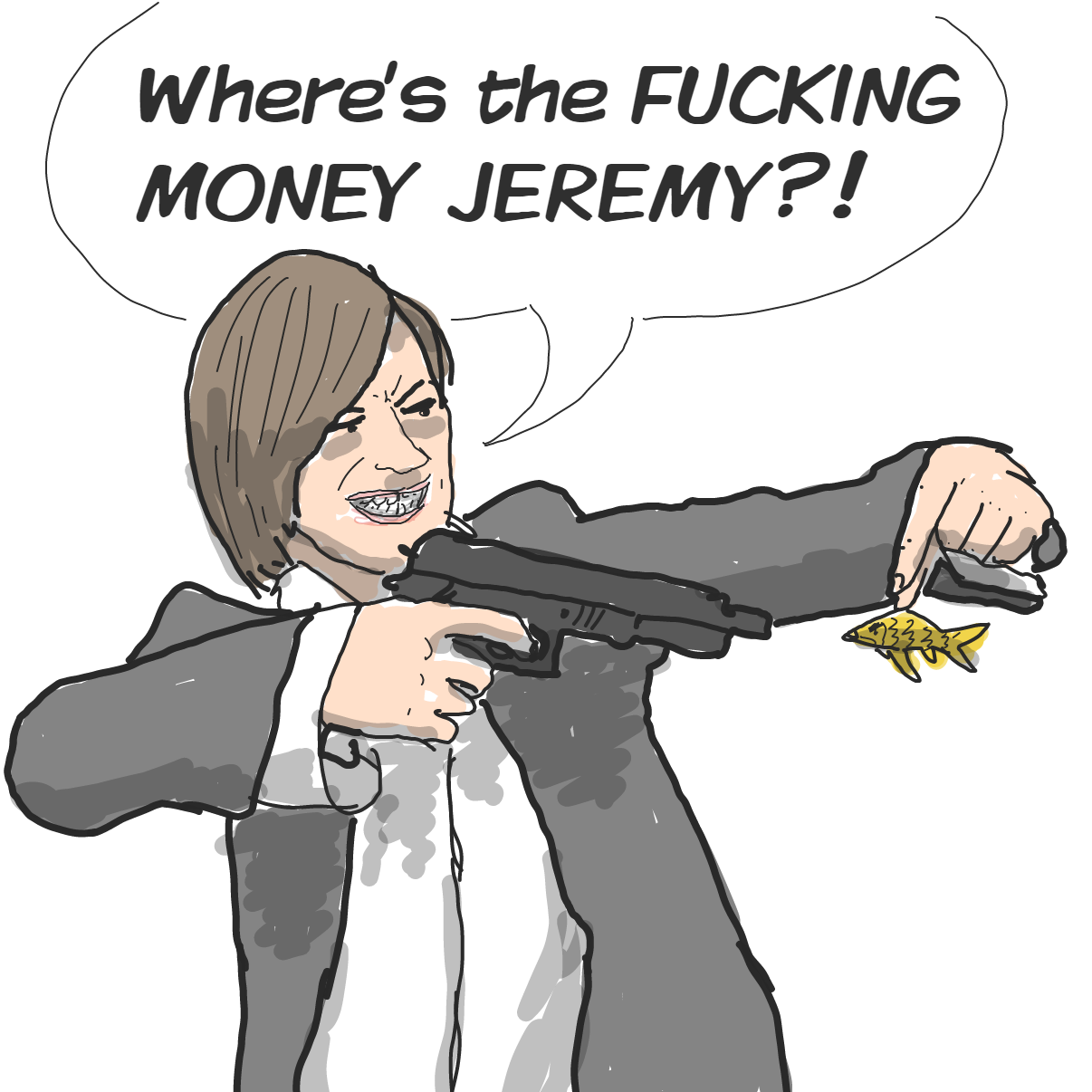 Liked webcomic Woman/Goldfish Hostage Stock Photo Tracing Story