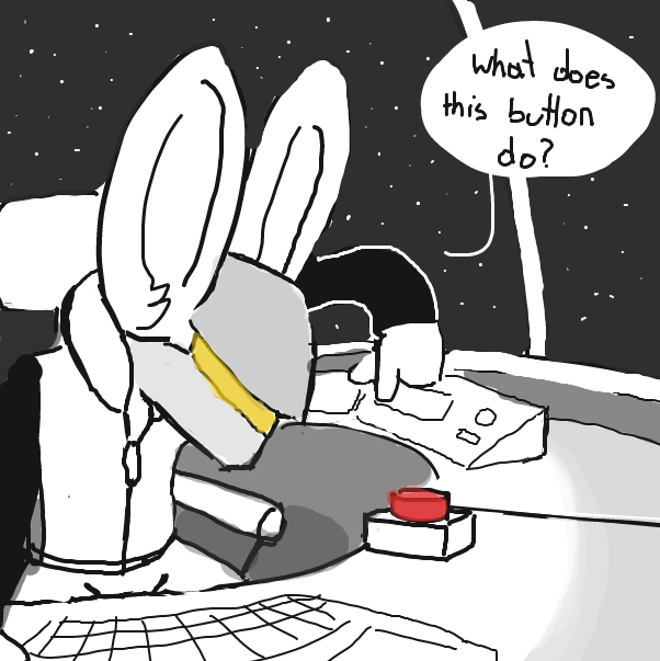 Liked webcomic Space bun-bun
