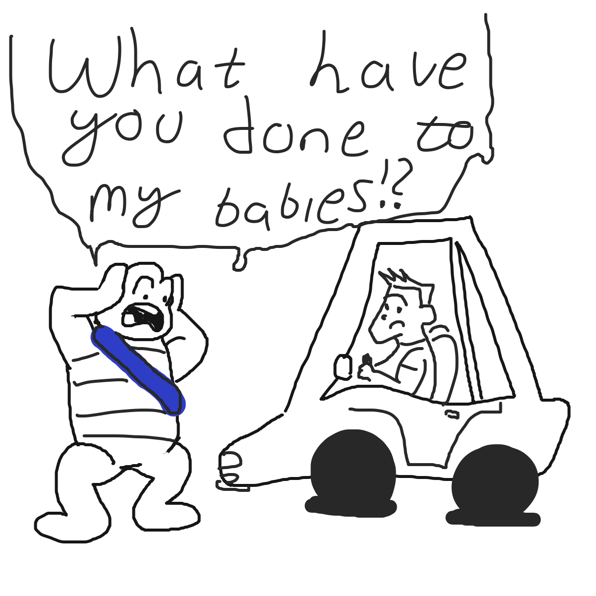  - Online Drawing Game Comic Strip Panel by CherryFlavored