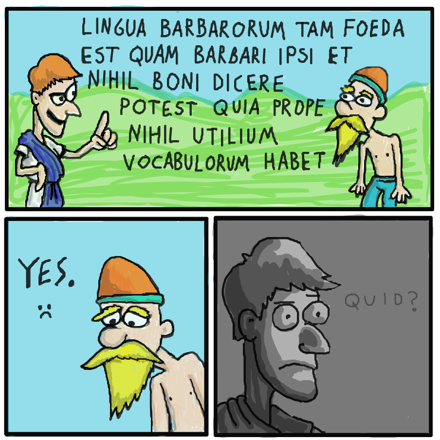Liked webcomic De Lingua Latina