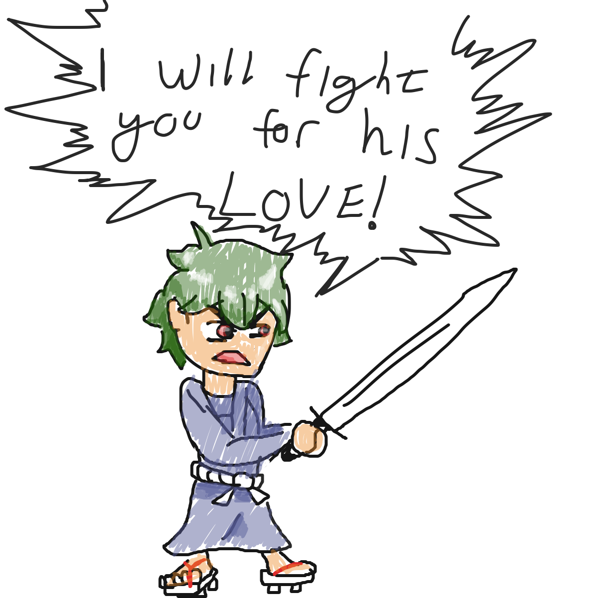  - Online Drawing Game Comic Strip Panel by CherryFlavored