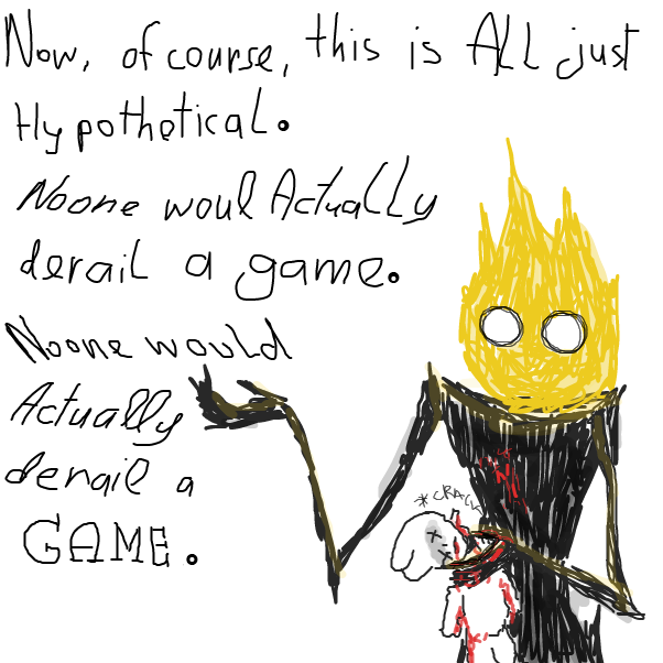 hahaha i killd ur karacter, hahahe - Online Drawing Game Comic Strip Panel by Robro