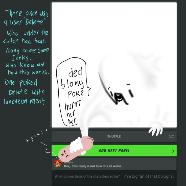  - Online Drawing Game Comic Strip Panel by Wizard Croissant