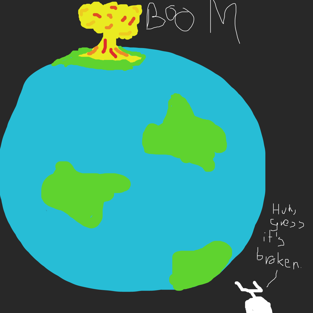 Drawing in Space bun-bun by PanelJamPie