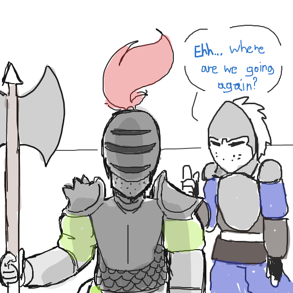 There is always that one person late on everything... - Online Drawing Game Comic Strip Panel by Sluggishfella