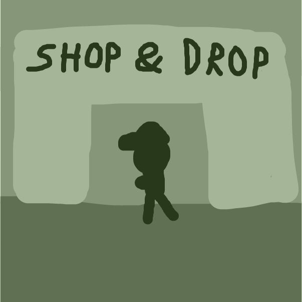 Next stop: A shopping mall - Online Drawing Game Comic Strip Panel by pudsey99