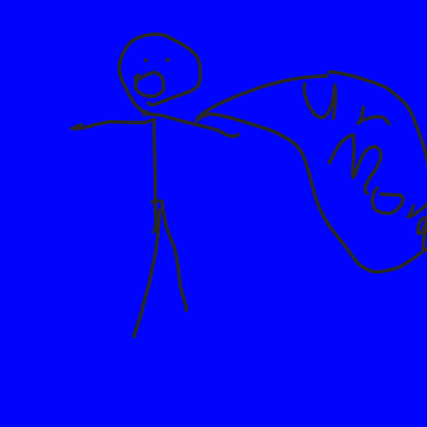 Drawing in Imma eat the world by souls!