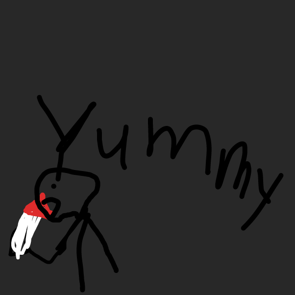 Drawing in Imma eat the world 2 by souls!