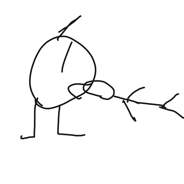 Drawing in imma eat an apple 2 by souls!