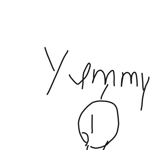 Drawing in imma eat an apple 2 by souls!